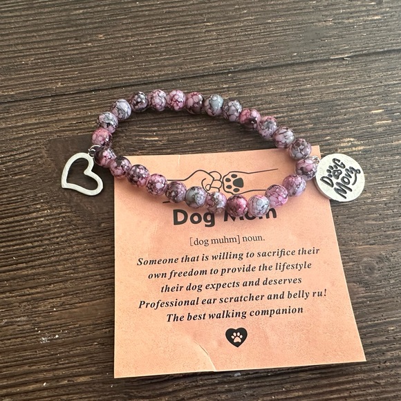 Bracelet for Dog Mom new stretch handmade beaded Bracelet - Picture 7 of 8